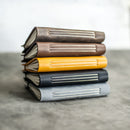 Bell’avant Classic Personalized Leather Pocket Journal with Professional Elastic Closure