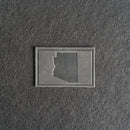 Arizona Leather Patches with Optional Hook and Loop Fastener