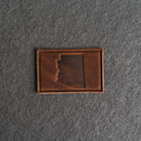 Arizona Leather Patches with Optional Hook and Loop Fastener