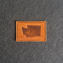 Washington Leather Patches with Optional Hook and Loop Fastener