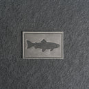 Fish Leather Patches with Optional Hook and Loop Fastener