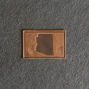 Arizona Leather Patches with Optional Hook and Loop Fastener