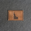 Idaho Leather Patches with Optional Hook and Loop Fastener