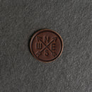 Compass Rose Leather Patches with Optional Hook and Loop Fastener