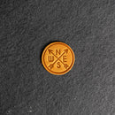 Compass Rose Leather Patches with Optional Hook and Loop Fastener