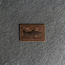 Fish Leather Patches with Optional Hook and Loop Fastener