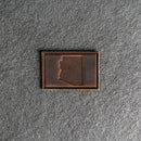 Arizona Leather Patches with Optional Hook and Loop Fastener