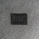 Bride & Groom Leather Patches with Optional Hook and Loop Fastener- Block Font