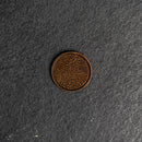 Floral Leather Patches with Optional Hook and Loop Fastener - Circle