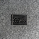 Bride & Groom Leather Patches with Optional Hook and Loop Fastener - Cursive Font
