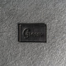 Bride & Groom Leather Patches with Optional Hook and Loop Fastener - Cursive Font