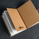 Limited Edition Green Refillable Leather Adventure Journal with Buckle Closure