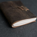 Refillable Leather Adventure Journal with Buckle Closure | Personalized Travel Gift | Travel Notebook | Leather Journal