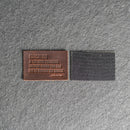 Education is the most powerful | Leather Patch with Hook and Optional Loop Fastener