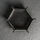 Custom Gift Leather Dice Tray Hexagon