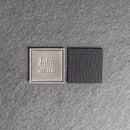 Custom Leather Patches with Hook and Optional Loop Fastener - Personalized with Logo, Text, or Initials - Blank Leather Patches