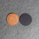 Custom Leather Patches with Hook and Optional Loop Fastener - Personalized with Logo, Text, or Initials - Blank Leather Patches