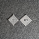 Custom Leather Patches with Hook and Optional Loop Fastener - Personalized with Logo, Text, or Initials - Blank Leather Patches