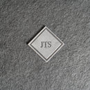 Custom Leather Patches with Hook and Optional Loop Fastener - Personalized with Logo, Text, or Initials - Blank Leather Patches