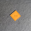 Custom Leather Patches with Hook and Optional Loop Fastener - Personalized with Logo, Text, or Initials - Blank Leather Patches