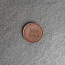 Personalized Leather Patches with Optional Hook Side Fastener - Blank Patches or Personalized with Logo, Image, or Text