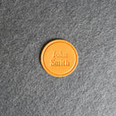 Custom Leather Patches with Hook and Optional Loop Fastener - Personalized with Logo, Text, or Initials - Blank Leather Patches