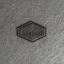 Custom Leather Patches with Hook and Optional Loop Fastener - Personalized with Logo, Text, or Initials - Blank Leather Patches