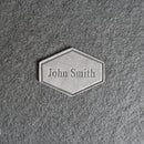 Custom Leather Patches with Hook and Optional Loop Fastener - Personalized with Logo, Text, or Initials - Blank Leather Patches