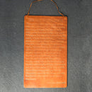 Man in the Arena Leather Wall Sign