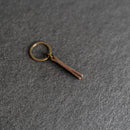 Leather Tab Keychain | Personalized Premium Leather Keychain  |  Leather Gift Handmade in the USA