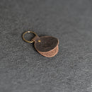 Round Keychain - Double Sided | Personalized Premium Leather Keychain | Custom Key Fob | Leather Gift Handmade in the USA