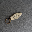 Shop Leather Motel Key Shape Keychain