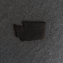 Personalized Washington Shape Leather Patches with Optional Hook and Loop Fastener