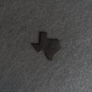 Personalized Texas Shape Leather Patches with Optional Hook and Loop Fastener