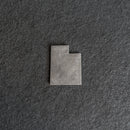 Personalized Utah Shape Leather Patches with Optional Hook and Loop Fastene