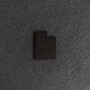 Personalized Utah Shape Leather Patches with Optional Hook and Loop Fastene