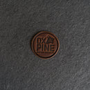 Ox & Pine Circle Leather Patches with Optional Hook and Loop Fastener