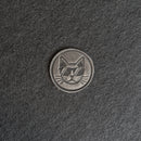 Cool Cat Stamp Design Leather Patches with Optional Hook and Loop Fastener
