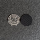 Cool Cat Stamp Design Leather Patches with Optional Hook and Loop Fastener