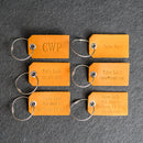 Limited Edition Navy Blue Personalized Leather Luggage Tags