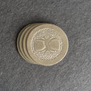Ox & Pine Celtic Tree Symbol Coaster Set