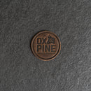 Ox & Pine Circle Leather Patches with Optional Hook and Loop Fastener