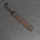 Love Story Quote - Leather Bookmark with Tassel