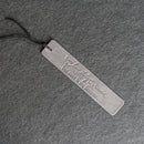 Love Story Quote - Leather Bookmark with Tassel