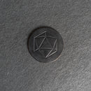 D20 Symbol Leather Coasters - Individual or Set of 4