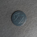 D20 Symbol Leather Coasters - Individual or Set of 4