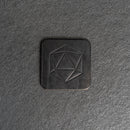 D20 Symbol Leather Coasters - Individual or Set of 4