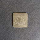 Celtic Knot Symbol Leather Coasters - Individual or Set of 4