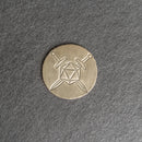 Tabletop Gaming D20 Leather Coasters (Set of 4)