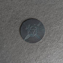 Get D20 with Swords Leather Coaster Set Today